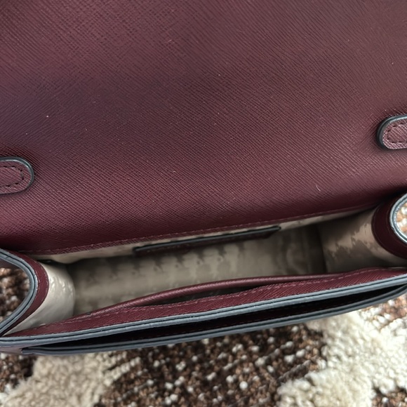 Karl Lagerfeld Burgundy Mini Crossbody Bag - Picture 9 of 15